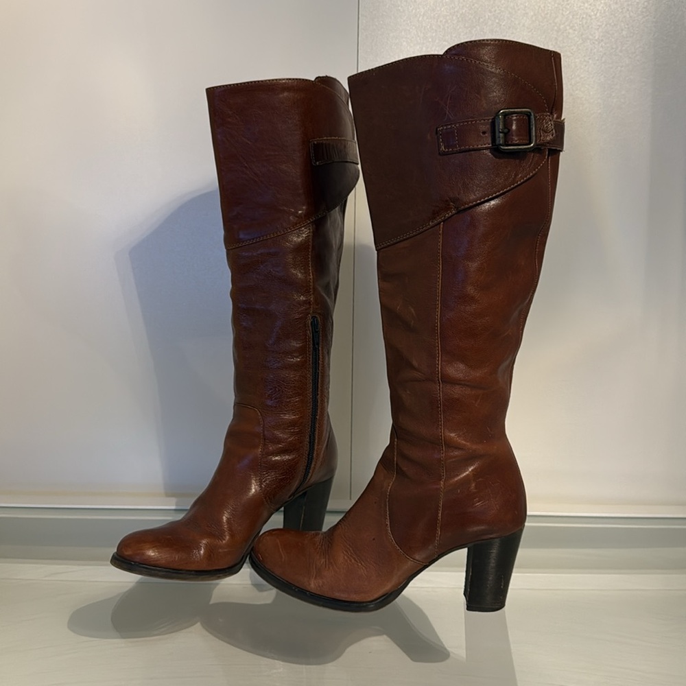 Migliorini Leather Knee High Boots Size 6.5